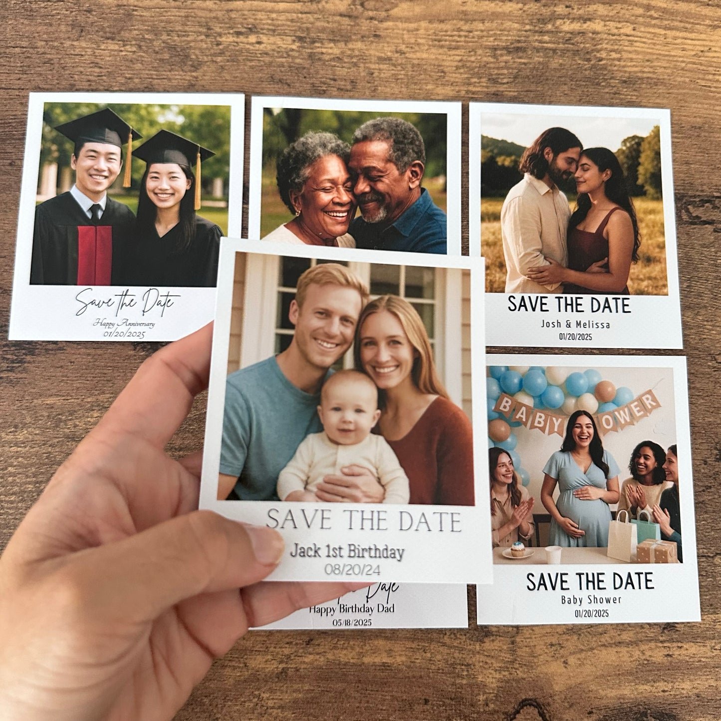Personalized Photo Magnet Save the Date