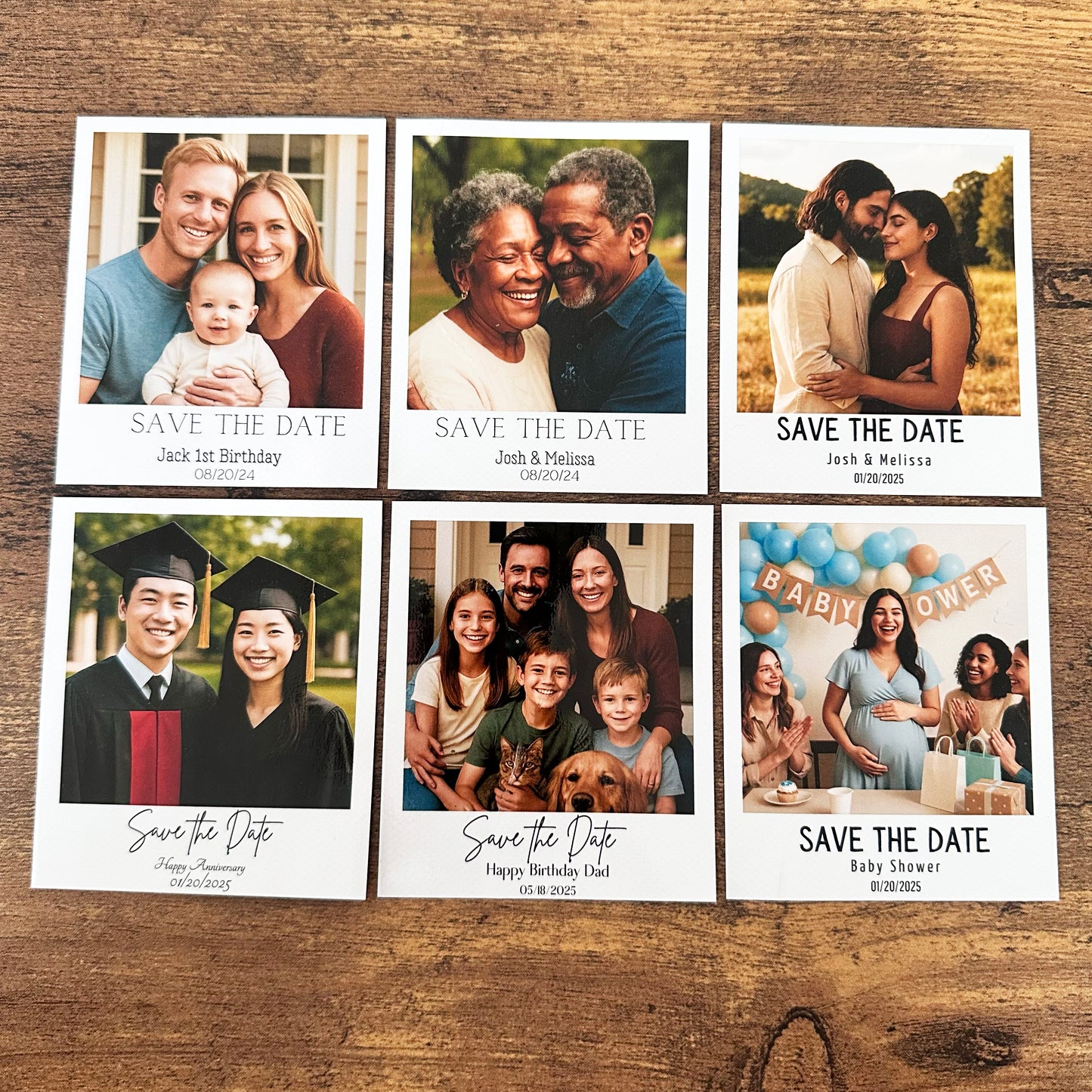 Personalized Photo Magnet Save the Date