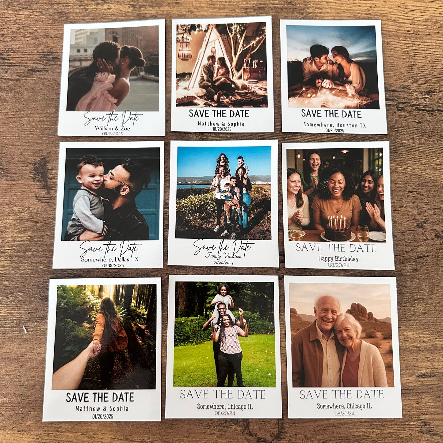 Personalized Photo Magnet Save the Date