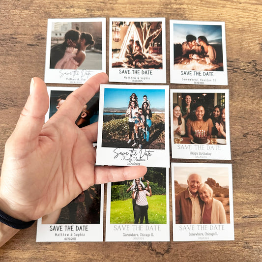 Personalized Photo Magnet Save the Date
